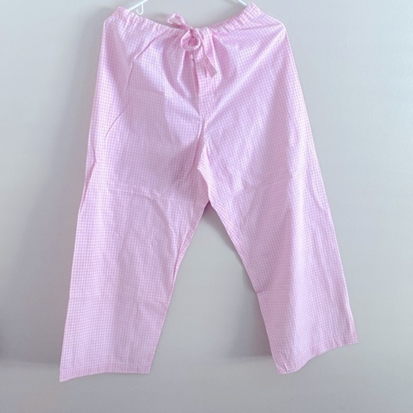 Victoria’s Secret vintage gingham pink & white cotton pj set - Picture 2 of 10